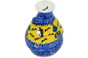 5" House Shaped Candle Holder - Halloween Evening
