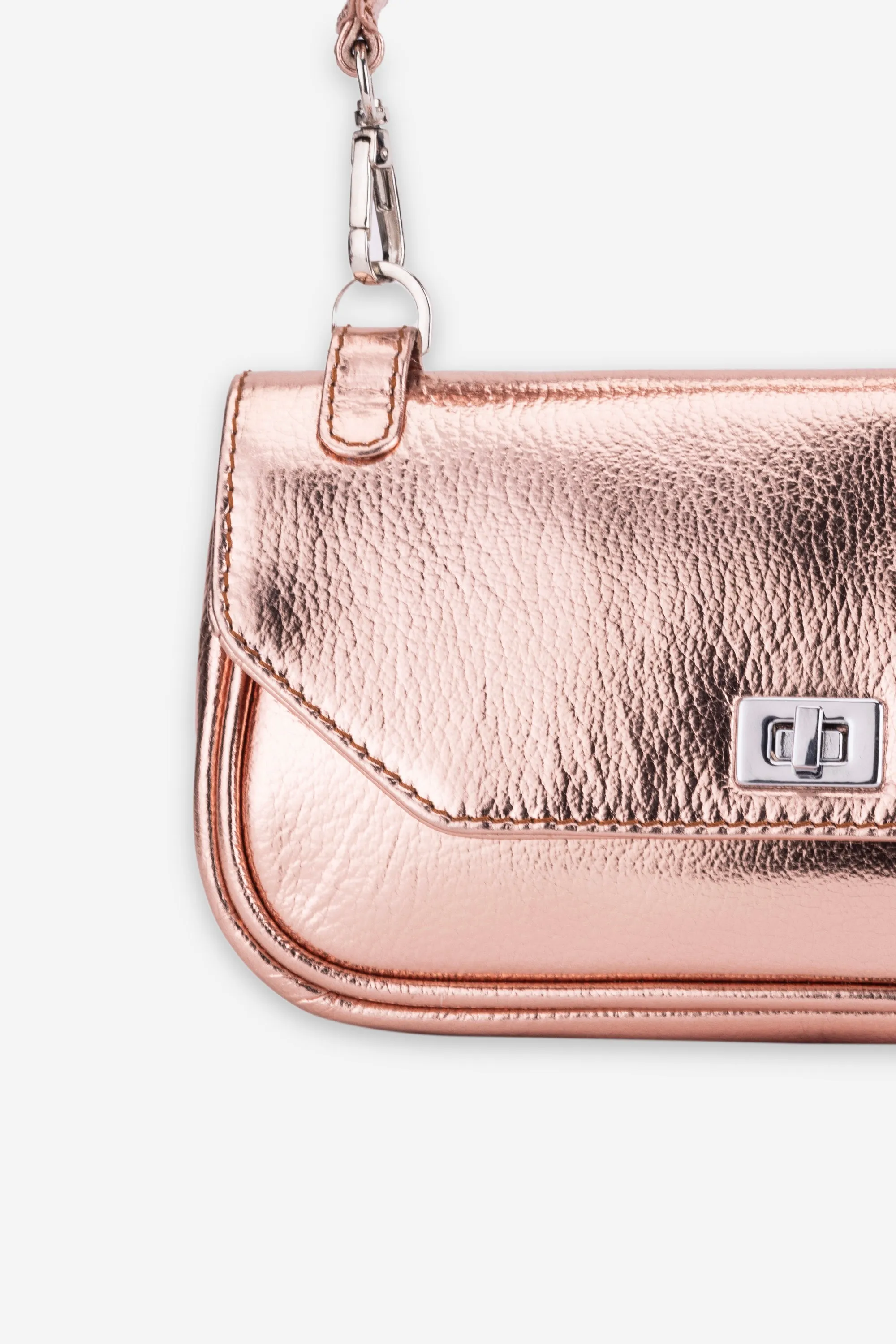Abelardo Sybil Rose Gold Shoulder Bag