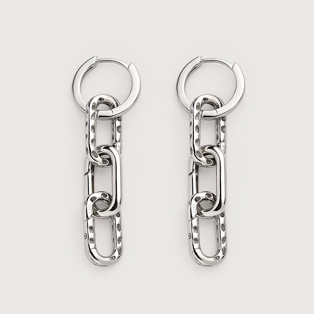 Allegro Link Drop Earrings