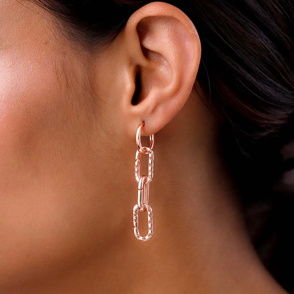 Allegro Link Drop Earrings