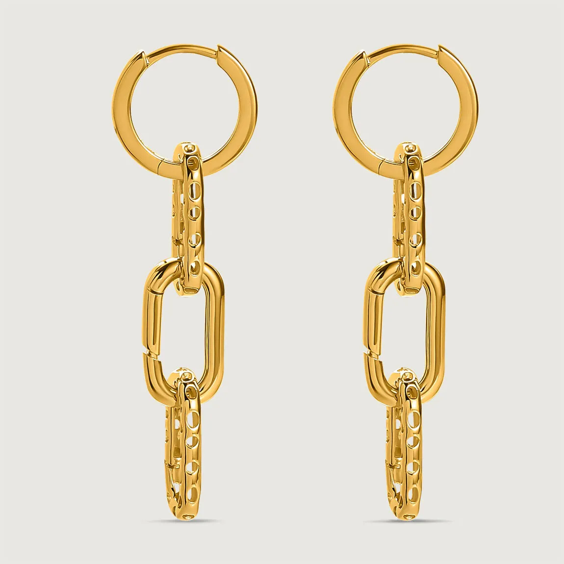 Allegro Link Drop Earrings