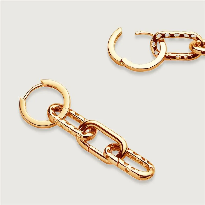 Allegro Link Drop Earrings