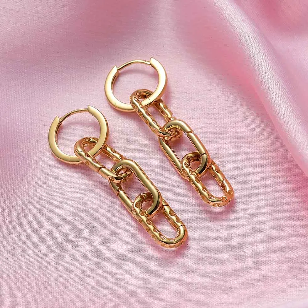 Allegro Link Drop Earrings