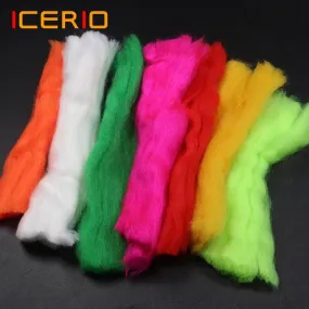 Baitfish Glow Bug Fiber Fly Tying Kit: 12 Vibrant Yarn Selections for Stunning Patterns