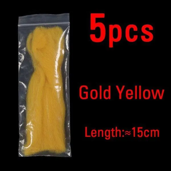 Baitfish Glow Bug Fiber Fly Tying Kit: 12 Vibrant Yarn Selections for Stunning Patterns