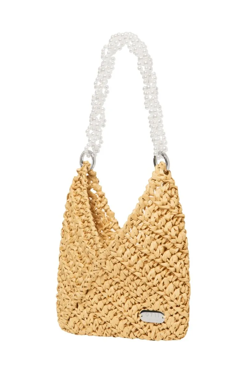 BEIGE MINI LILO SHOULDER BAG