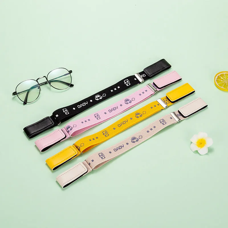 Belt Women's Korean-Style Children's Belt Boys and Girls Elastic Cartoon Belt Adjustable