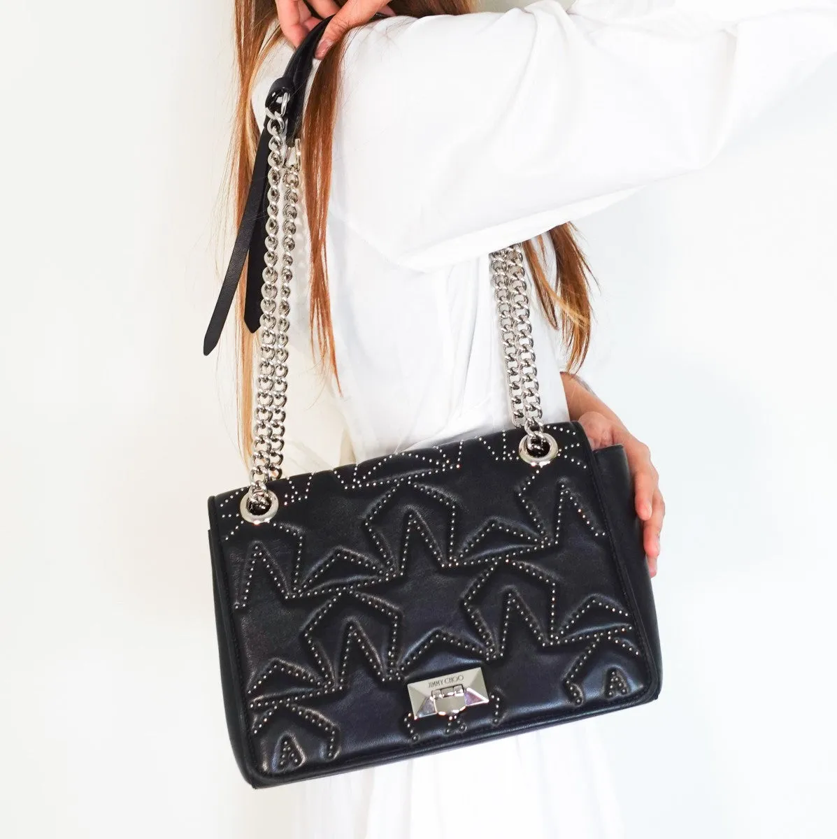 Black large Helia shoulder bag RRP £1100