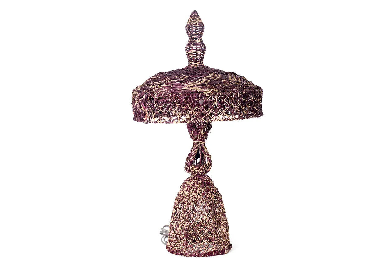 Black Wooden Lamp
