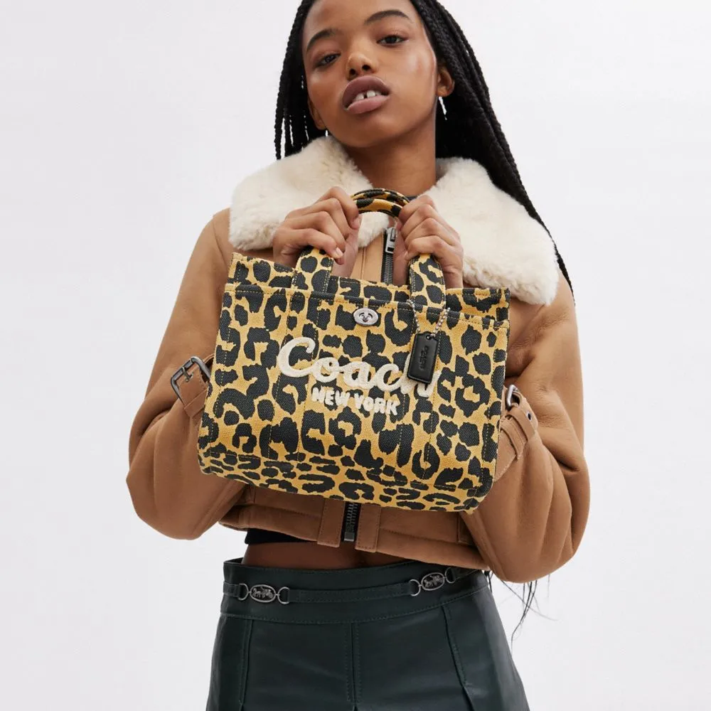 Cargo Tote Bag 26 With Leopard Print
