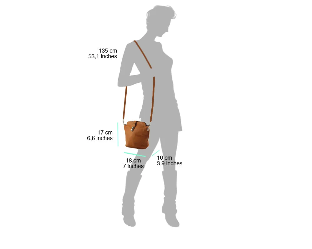 Clara leather Cross-body bag
