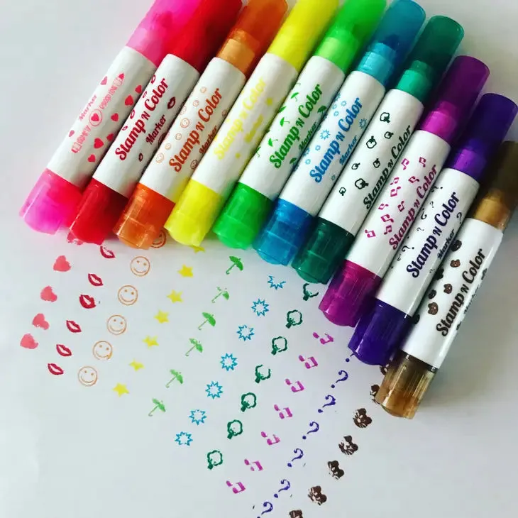 COLOR POP: STAMP N COLOR MARKERS - MAGICAL MERMAIDS