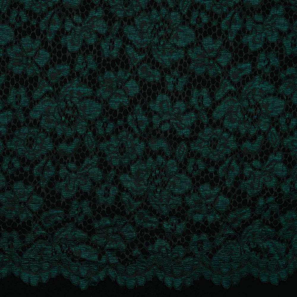 Corded Lace - Bottle Green
