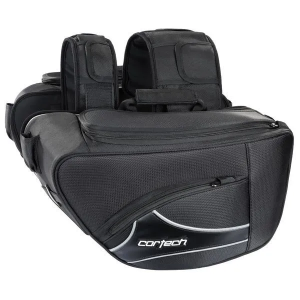 Cortech 'Super 2.0' Black Saddlebag