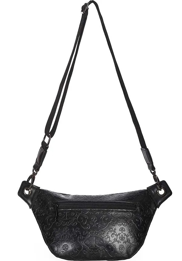 Damien Embossed | SHOULDER POUCH BAG