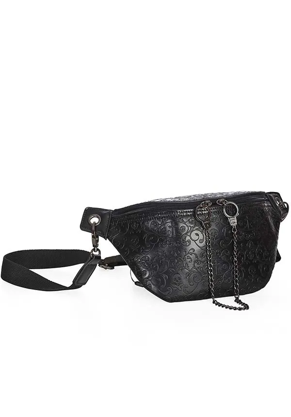 Damien Embossed | SHOULDER POUCH BAG