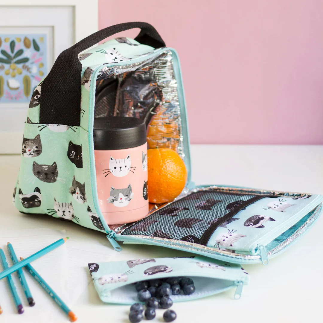 Danica Lunch Bag Reusable Cats Meow