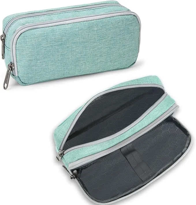 Della Gao Pencil Pouch Stylish Pencil Case, Pen Maker Office Organizer Simple Multifunctional Pencil Ba