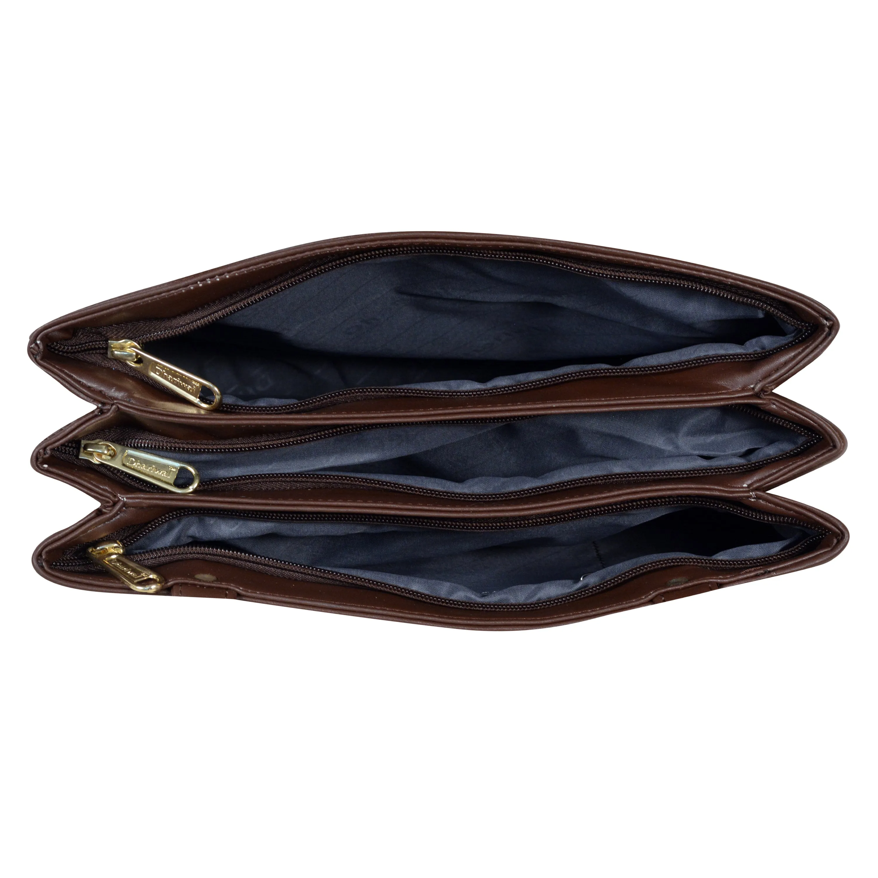 Dhariwal Multi Compartment Twin Handle Ladies Handbag LAD-9905