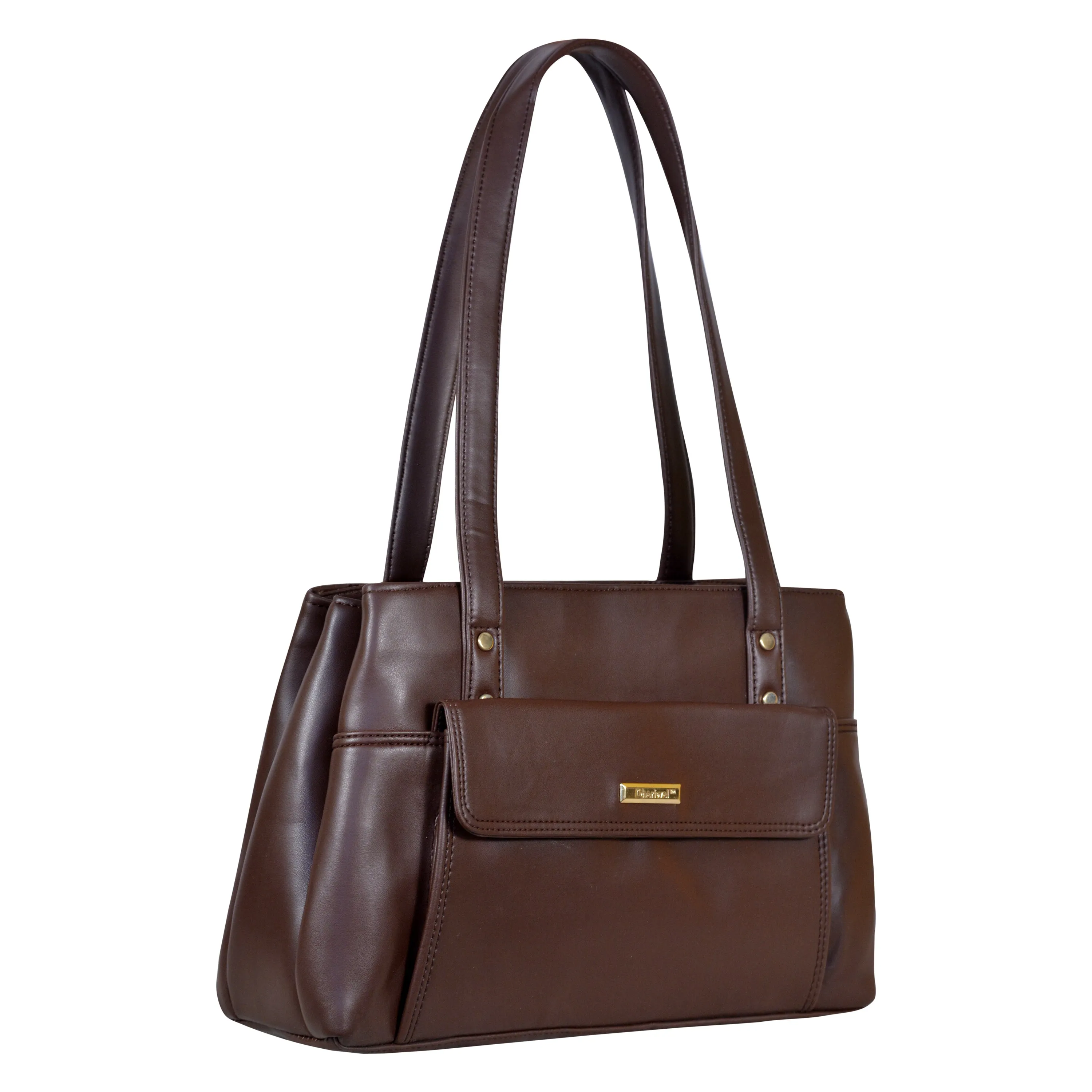 Dhariwal Multi Compartment Twin Handle Ladies Handbag LAD-9905