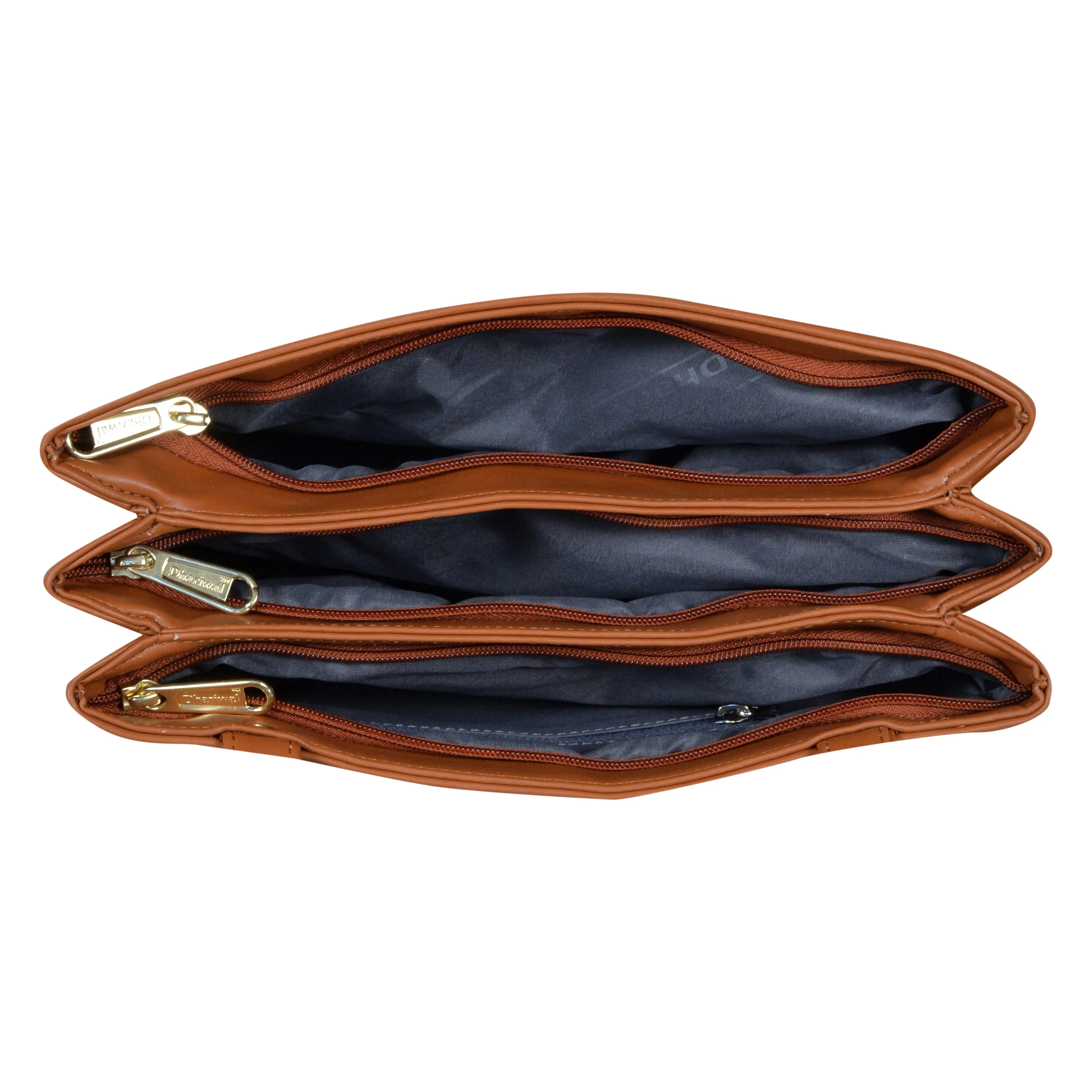 Dhariwal Multi Compartment Twin Handle Ladies Handbag LAD-9905