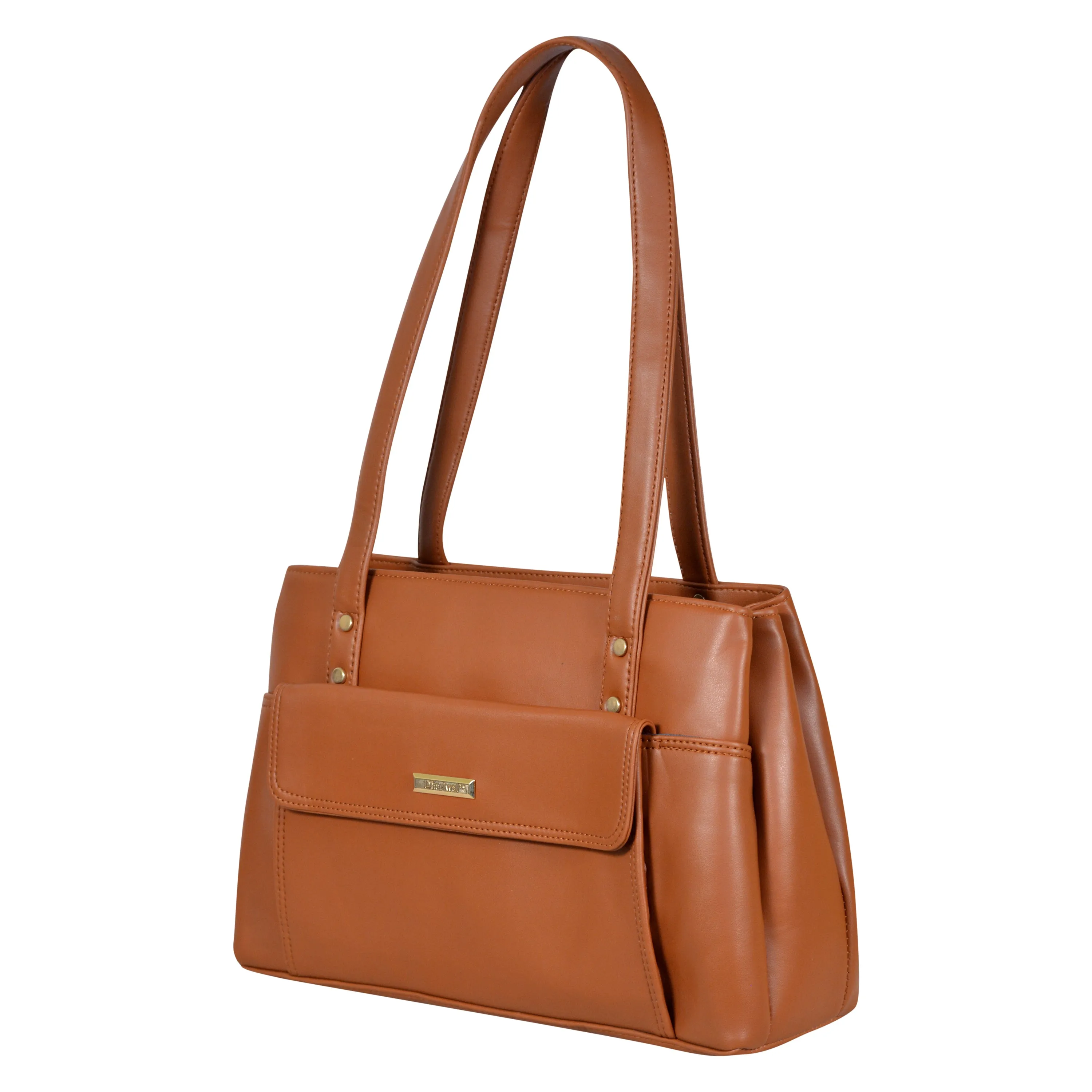 Dhariwal Multi Compartment Twin Handle Ladies Handbag LAD-9905