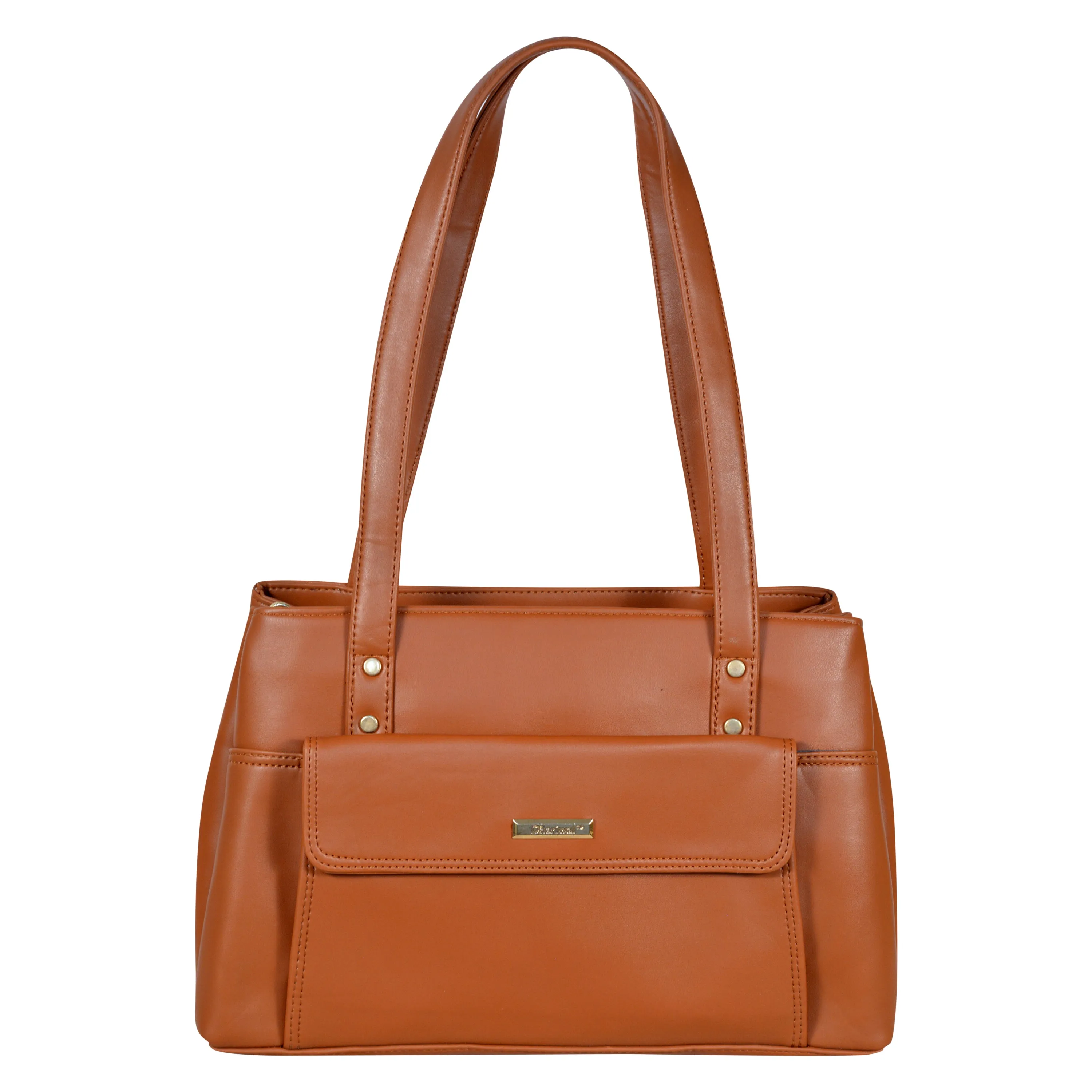Dhariwal Multi Compartment Twin Handle Ladies Handbag LAD-9905