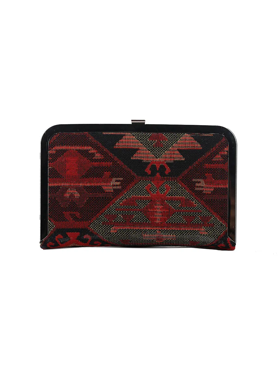 Embroidered Clutch
