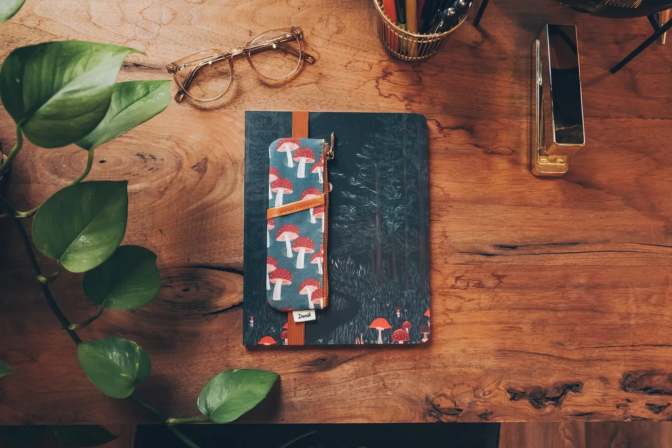 Embroidered Notebook Pouch