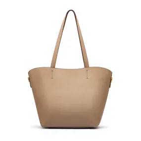 Emma 2 in 1 Leather Tote Bag - Taupe
