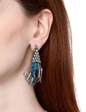 Enchanted Karner Blue Studs