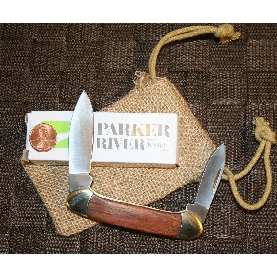 Engraved Century Folding Pocket Knife - Light Rosewood