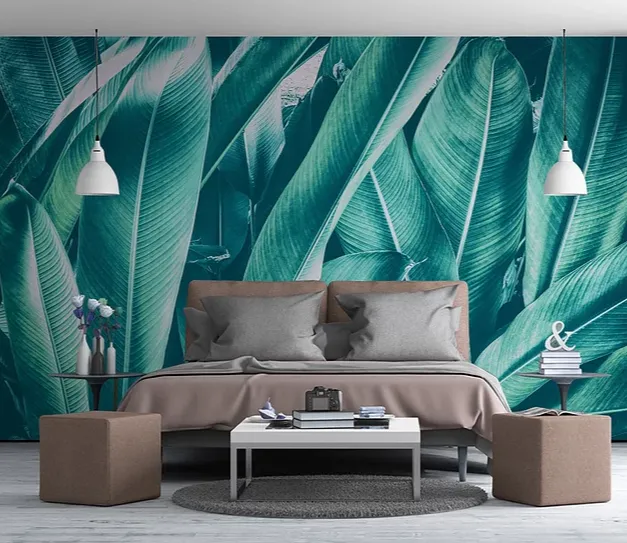 Evening Foliage Mural Wallpaper