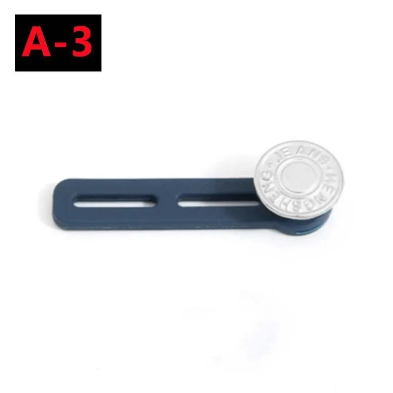 Expandable Metal Button Extenders: Comfort Fit Waistband Kit
