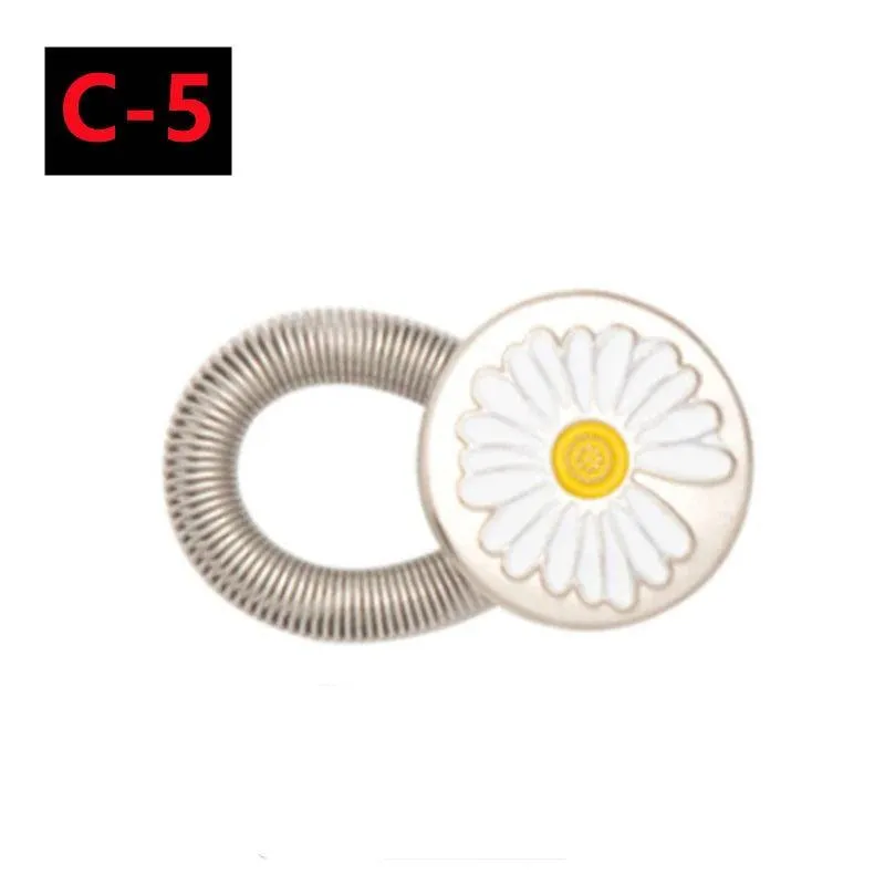 Expandable Metal Button Extenders: Comfort Fit Waistband Kit