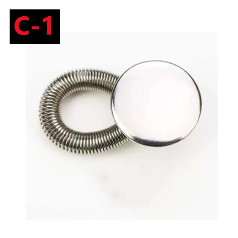 Expandable Metal Button Extenders: Comfort Fit Waistband Kit