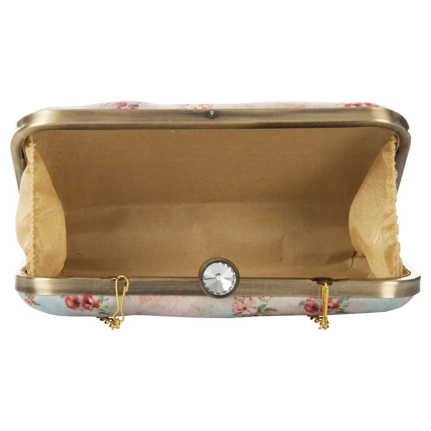Floral Party Wedding Fancy Clutch Purse for Girls