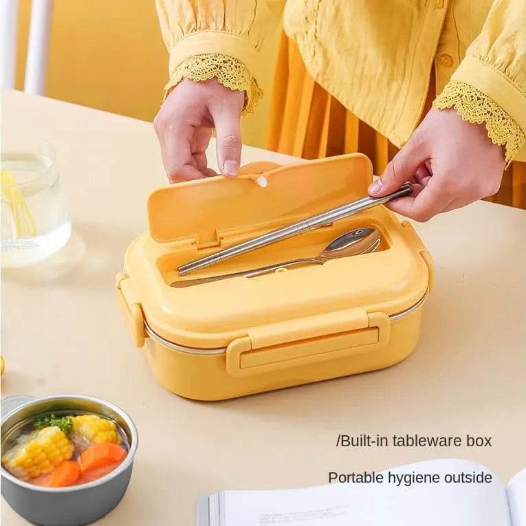 Flying Duck Stainless Steel Lunch Box with Insulated Lunch Bag