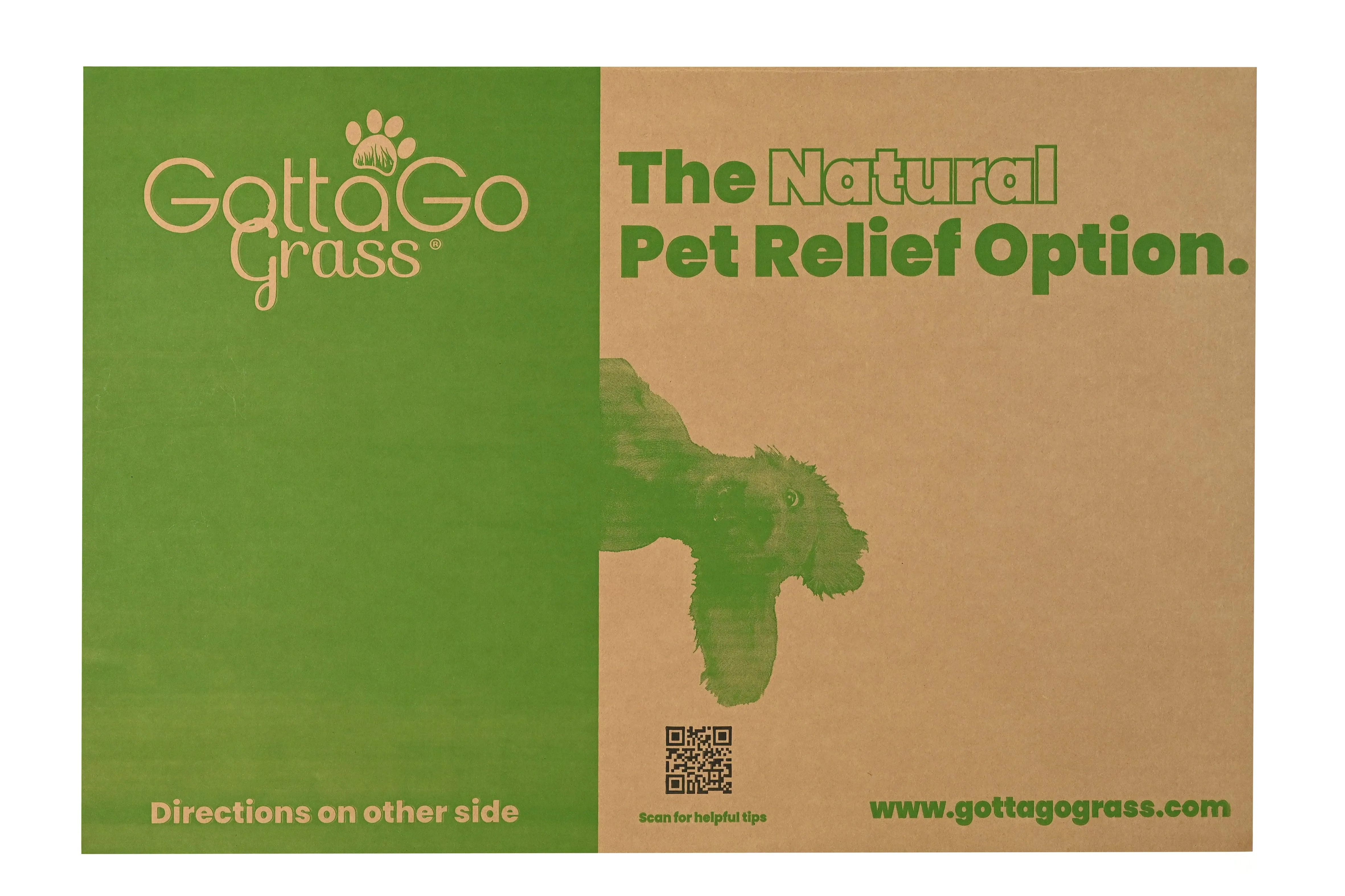 Gotta Go Grass 2 Pack with Tray   Waste Bags   Waste Bag Dispenser