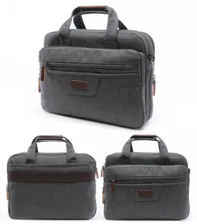 Hybrid Canvas Solid Mini Outdoor Crossbody Bag-Grey
