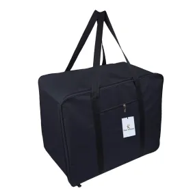 Kuber Industries Luggage Bag | Trolley Bags for Travel | Collapsible Luggage Bag | Travelling Bag | Trolley Bags for Suitcase | Lightweight Luggage Bag | 24 Inch | Pack of 5 | Khakhi Gray