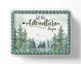 Let the Adventure Begin, Adventure Awaits Baby Shower Cake Topper,  Adventure is about to begin Baby shower,  Adventure baby shower