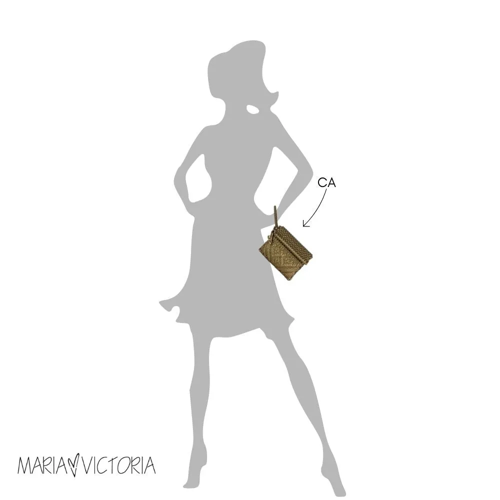 Maria Victoria | Luxe CA | Upcycled, Handwoven, Wristlet
