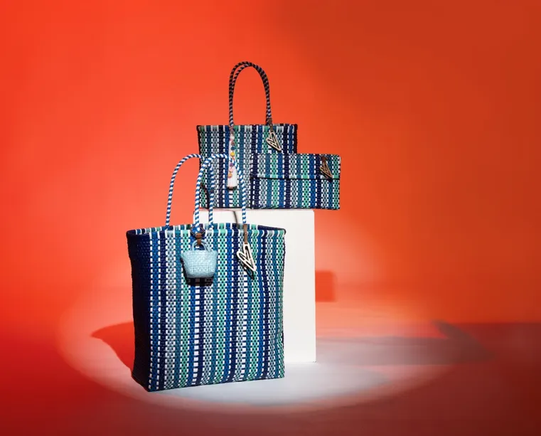 Maria Victoria | Luxe CA | Upcycled, Handwoven, Wristlet