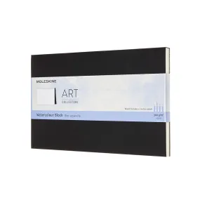 Moleskine Art Plus Watercolour Block Large Notebook 130x210 Black