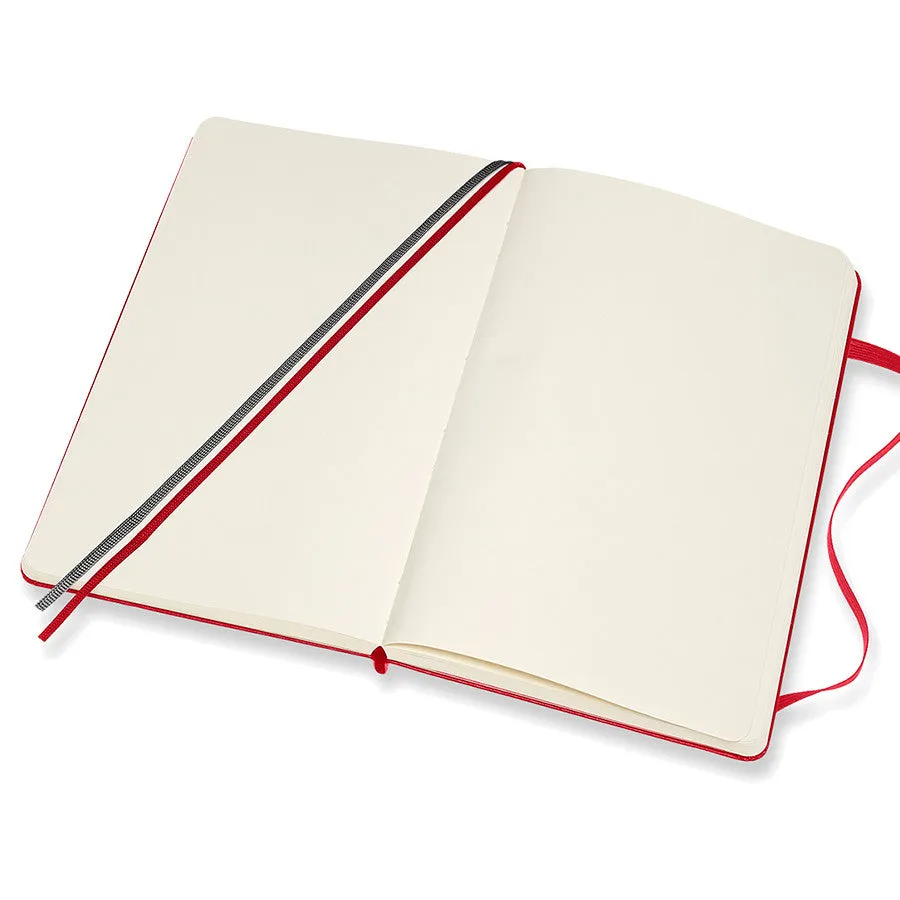 Moleskine Classic Collection Expanded Hardcover Large Notebook Scarlet Red