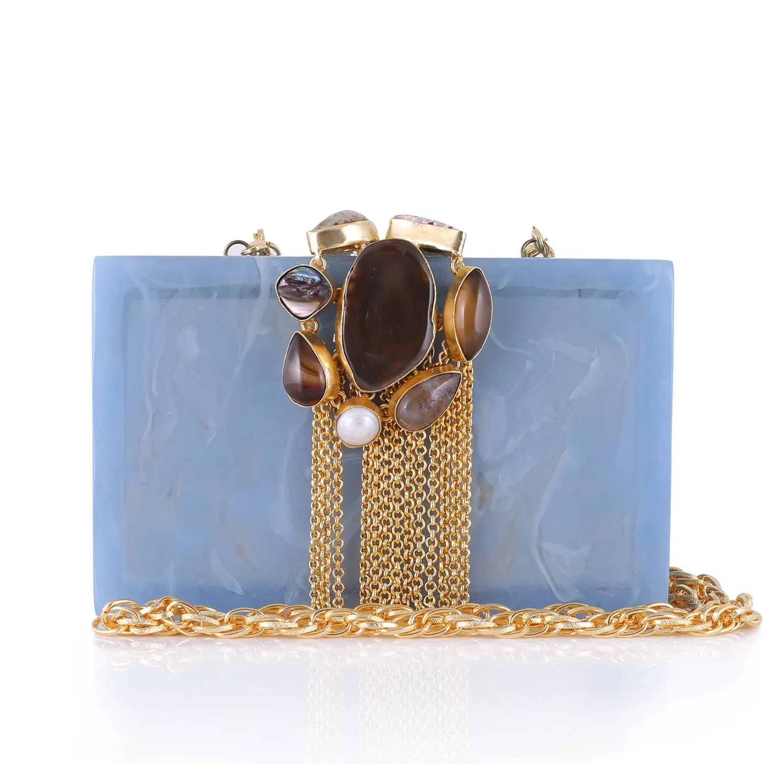 Motif d'Art Clutch - Women's evening clutch bag