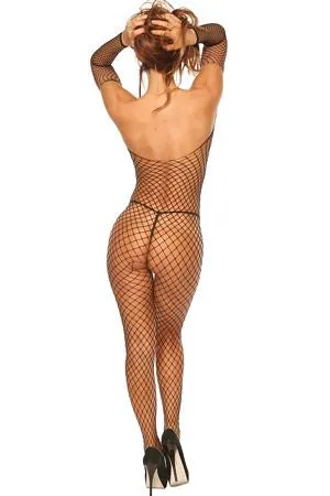Off The Shoulder Net Bodystocking