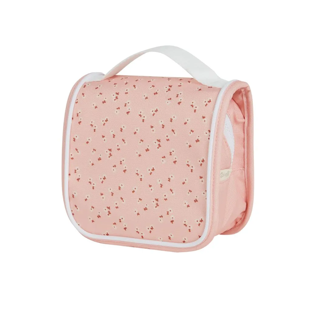 Olli Ella See-Ya Washbag – Pink Daisies