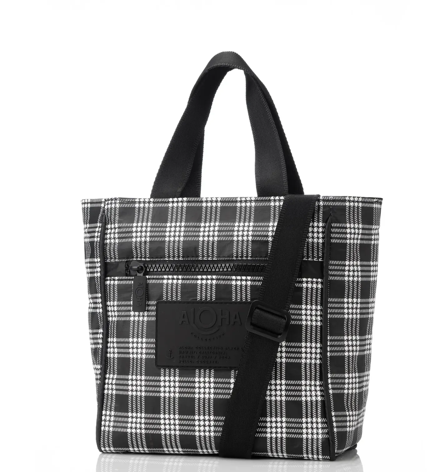 Palaka Crossbody / Black on White